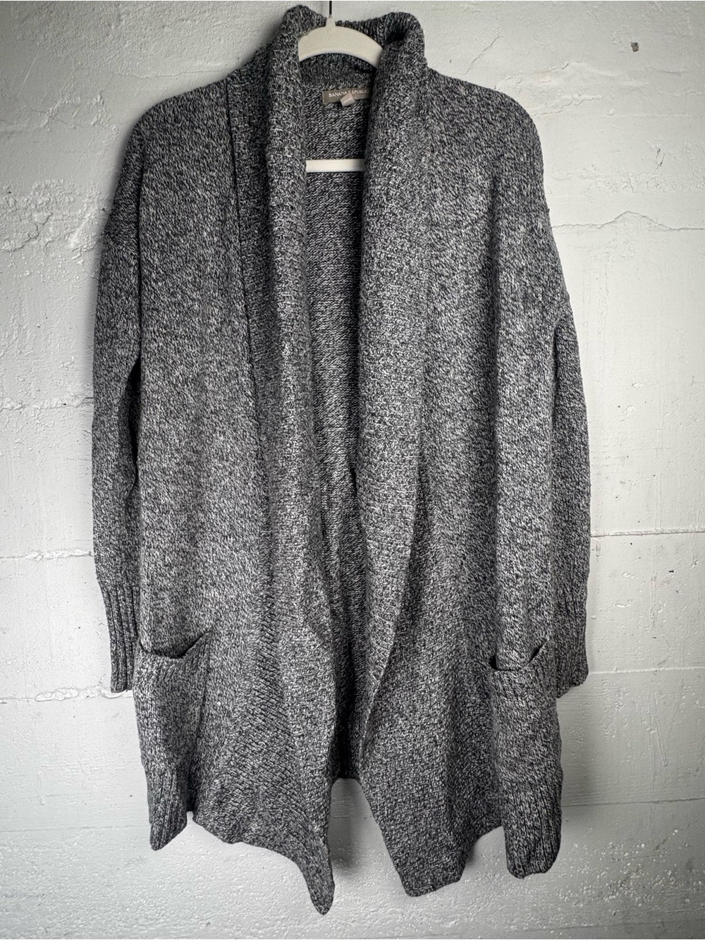 Banana Republic long thick Sweater/ Cardigan. Cozy Cabincore Grandmacore